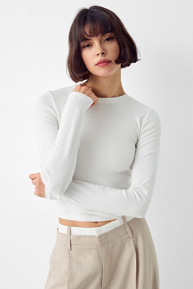 Bisiklet Yaka Basic Tişört4